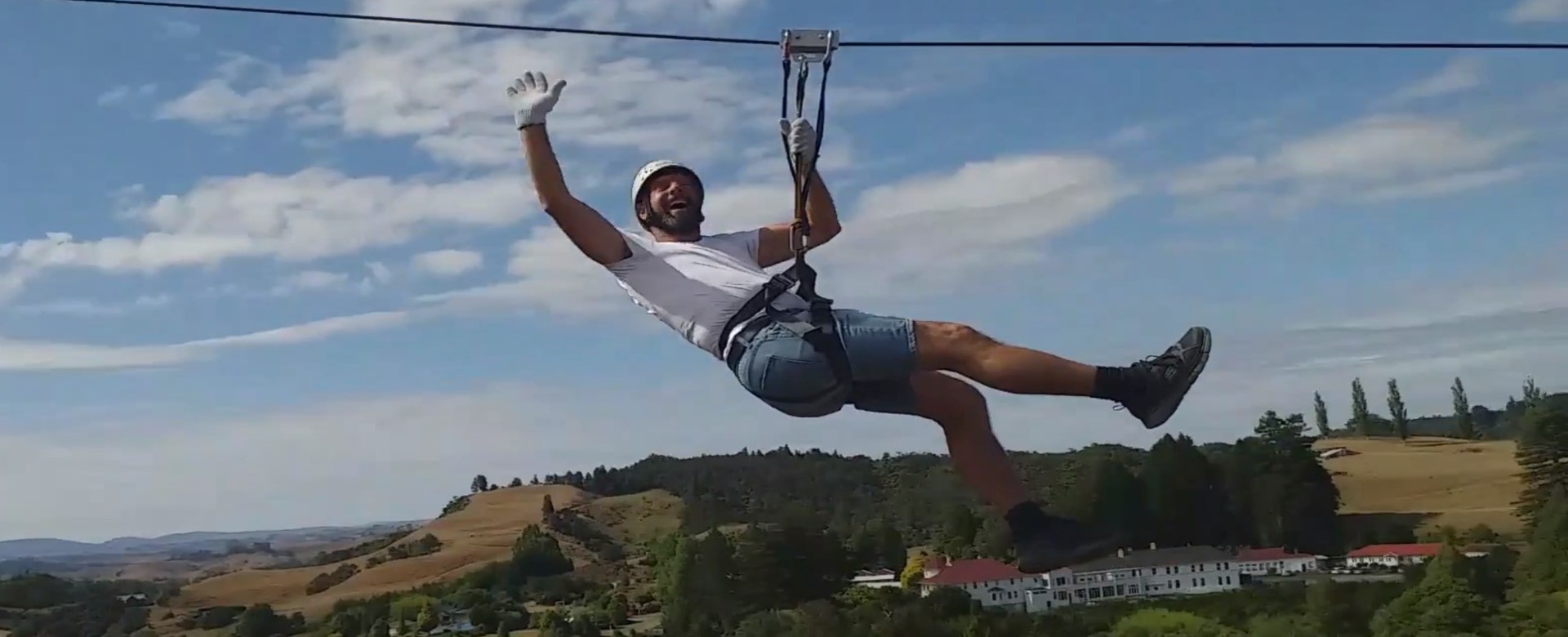 Ziplining in Waitomo the best day trip from Hamilton